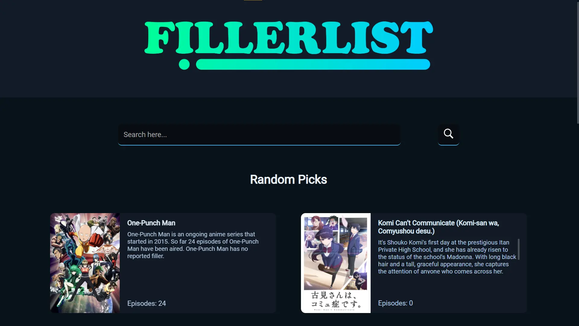 FillerList
