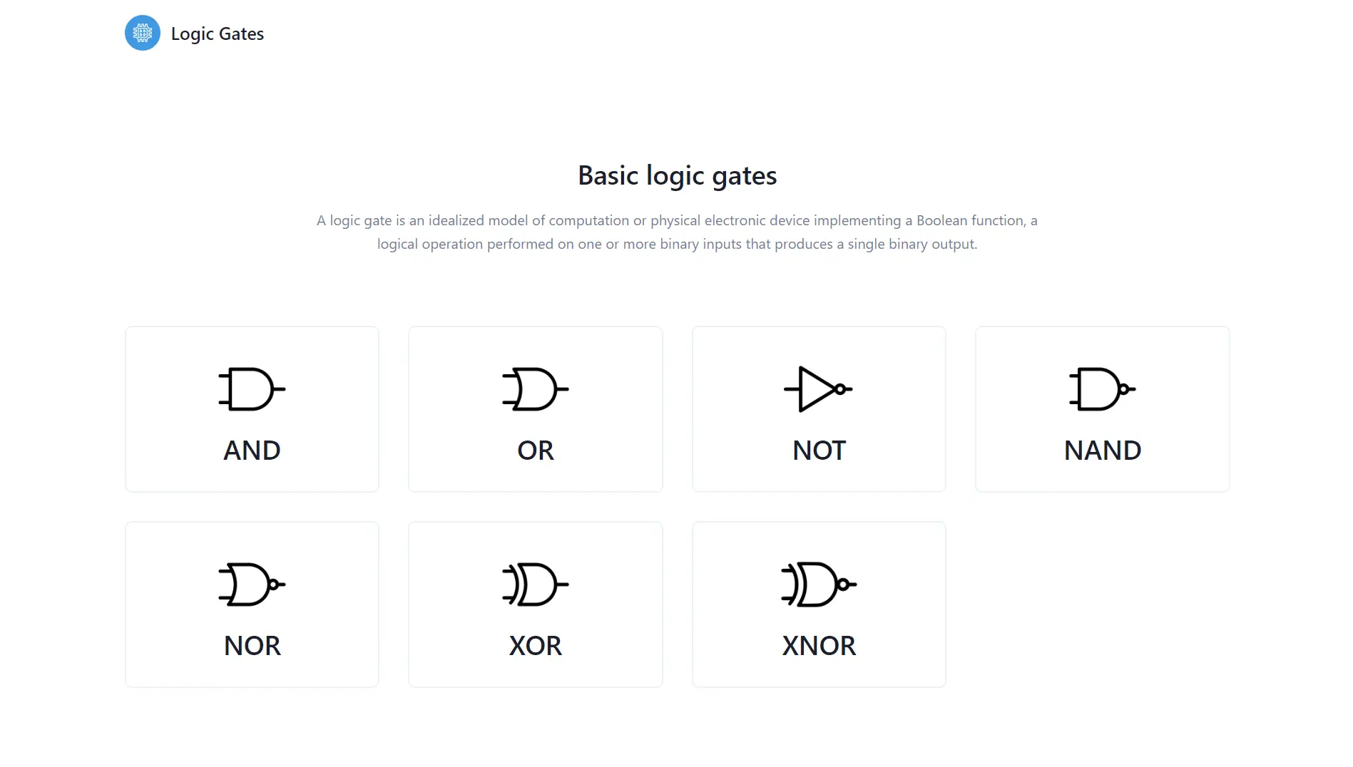 Logic Gates